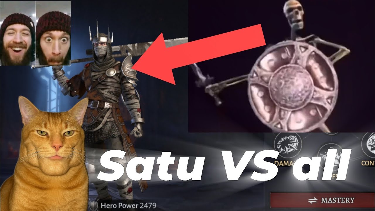Hero cursed knight kazamir VS satu map