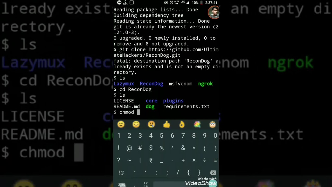 How to install and Use RECONDOG