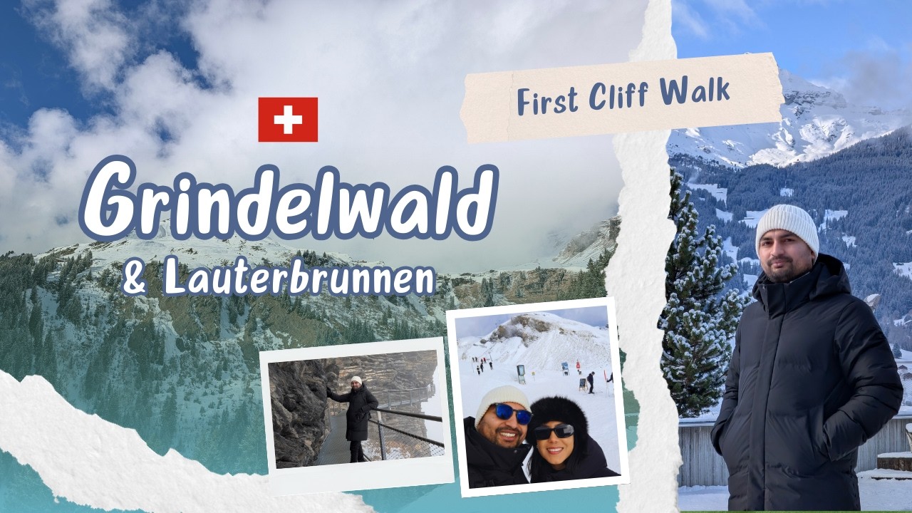 Walking Above the Clouds! 🏔️ 🇨🇭 Grindelwald First & Lauterbrunnen