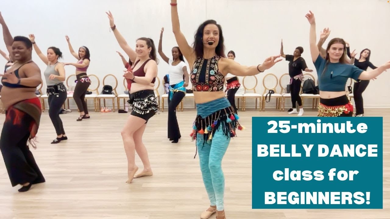 Full 25-minute BELLY DANCE class for Beginners! 🌸 #bellydance