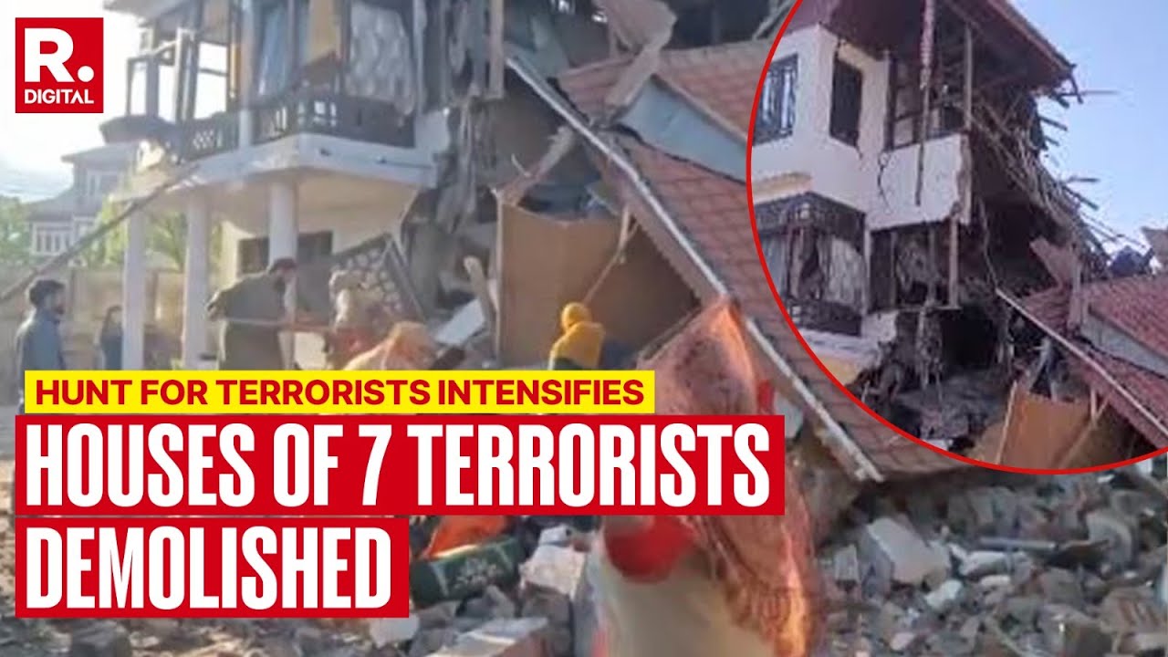 Kashmir Anti-Terror Ops: Hunt For Terrorists Intensifies, 7 Terrorists&rsquo; Houses Demolished | Pahalgam