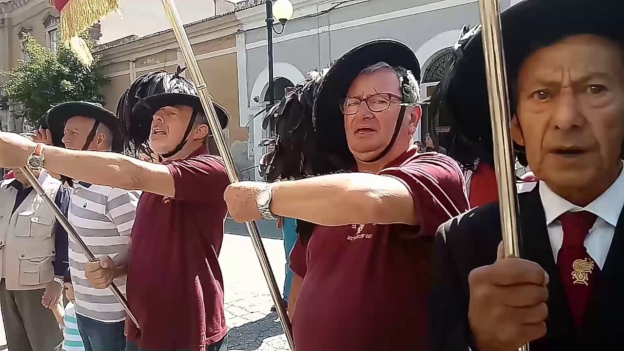 La fanfara dei bersaglieri di Asti a Sulmona