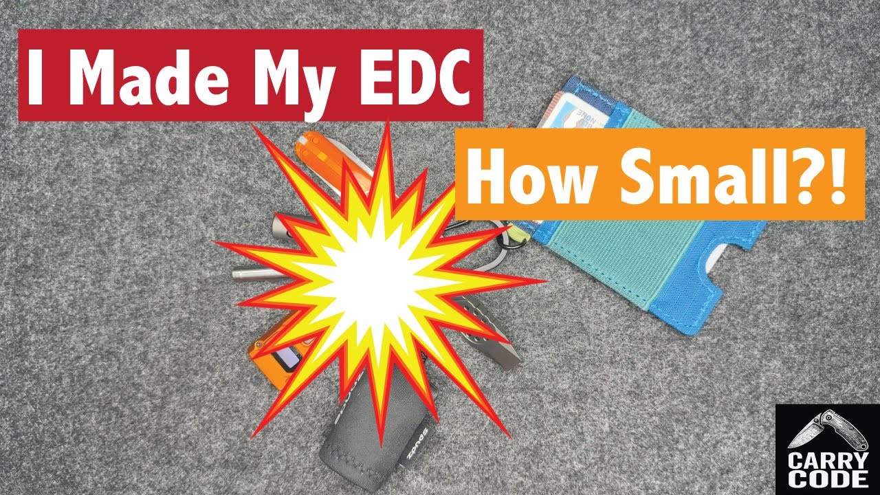 Мой самый маленький набор брелоков для ключей EDC!