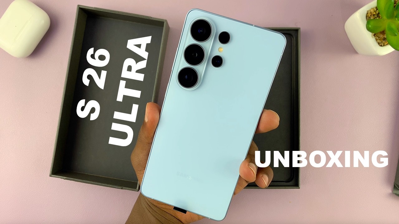 Samsung Galaxy S26 Ultra - Sky Blue UNBOXING