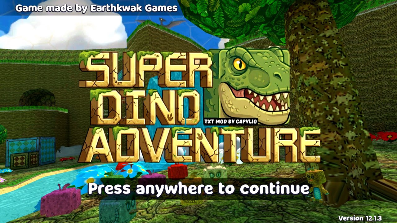 NEW UPDATE Dino Textured Map Boss Fight, Stickers & Chests Super Bear Adventure! 