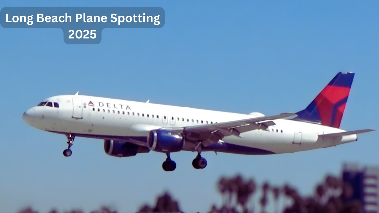 Long Beach Airport (LGB) Plane Spotting | Delta Airbus A320 and More! | October 2025