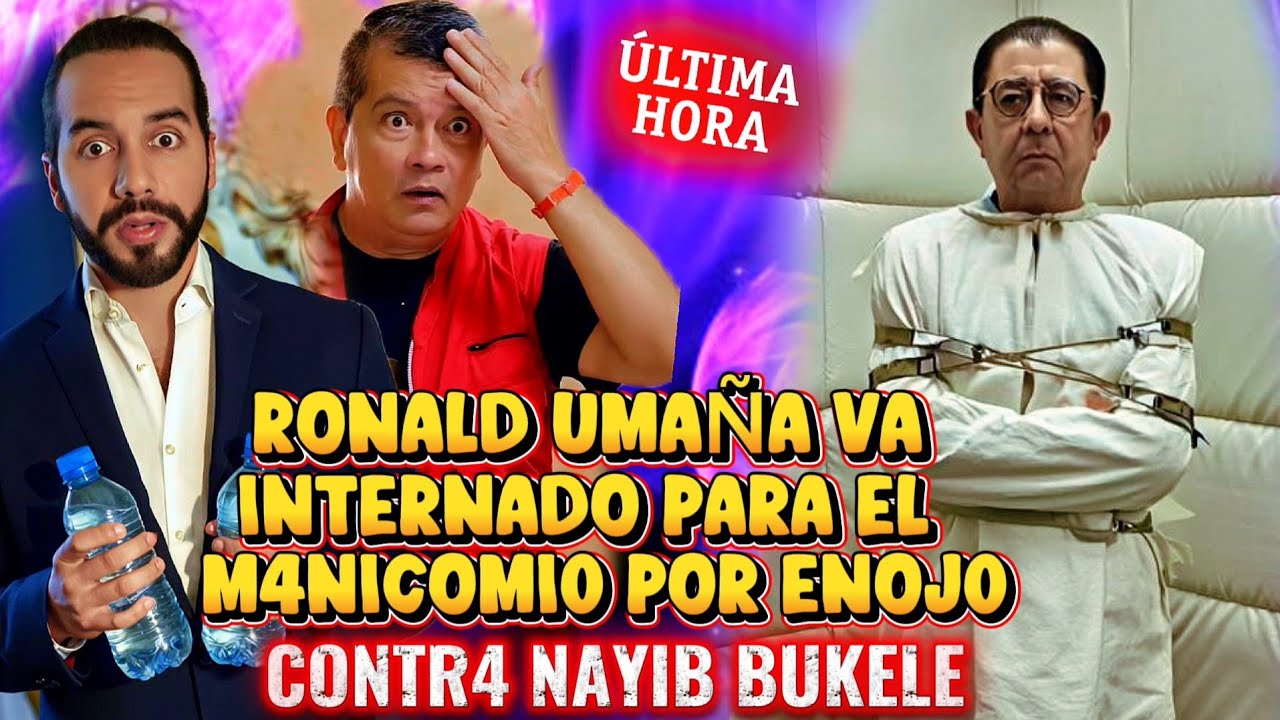 BOMBAZO NAYIB BUKELE PROBOCA LA L0CUR4 DE RONALD UMAÑA SE VUELVE LOCØ EN PROGRAMA EN VIVO 😡