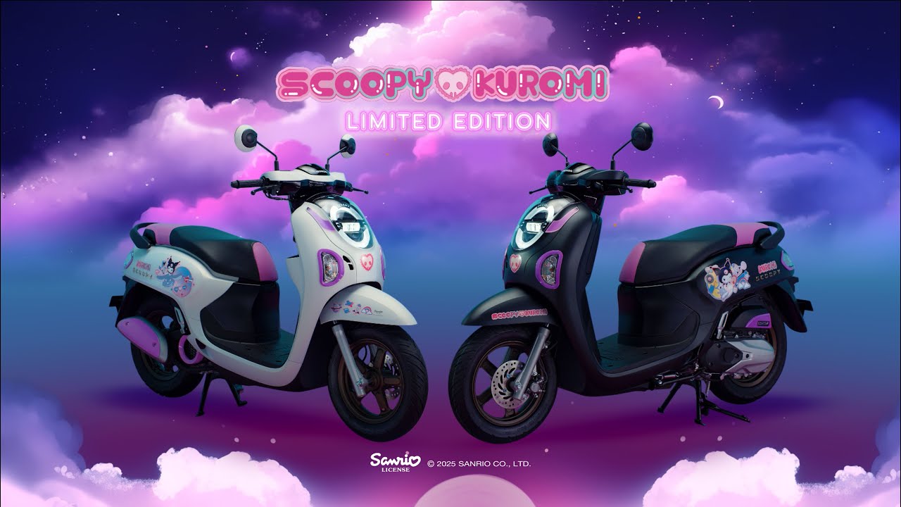 Honda Scoopy Kuromi Limited Edition