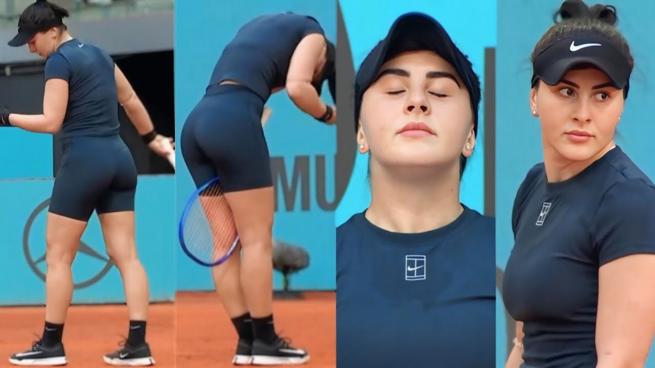 Bianca Andreescu - Intriguing Looking Female in Madrid Open 2025