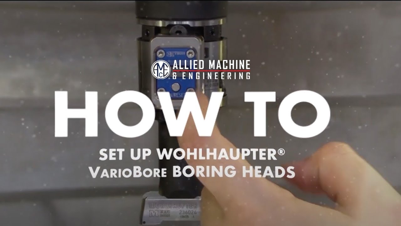 How to build & finish bore using Wohlhaupter® VarioBore with 3E TECH