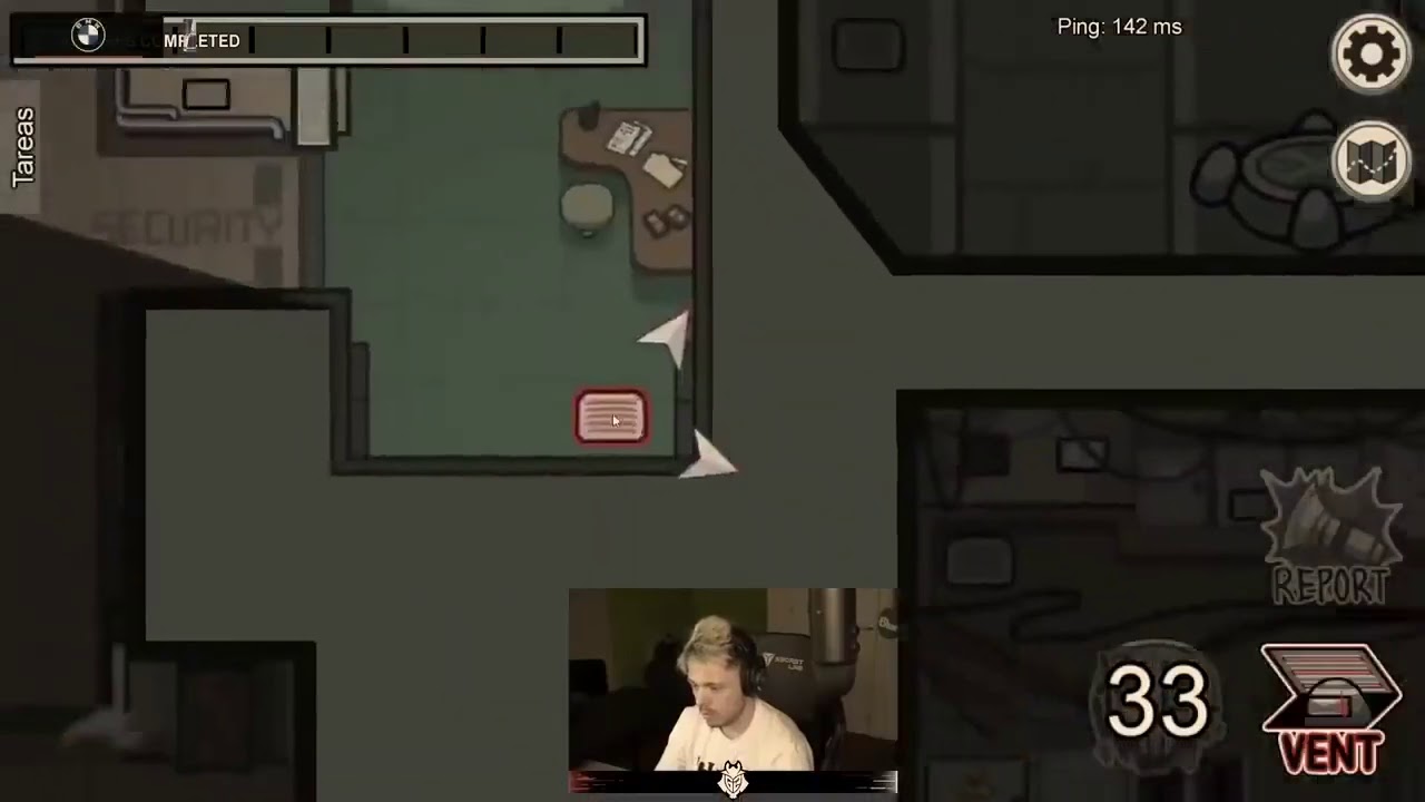 IBAI NO VE Al MUERTO EL LA SALA DE ELECTRICIDAD CUERPO DE  ELMILLOR|VERSI&Oacute;N COMPLETA AMONG US