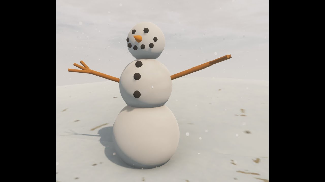 Make an Animated Snowman in Minutes with BlocksmithXR