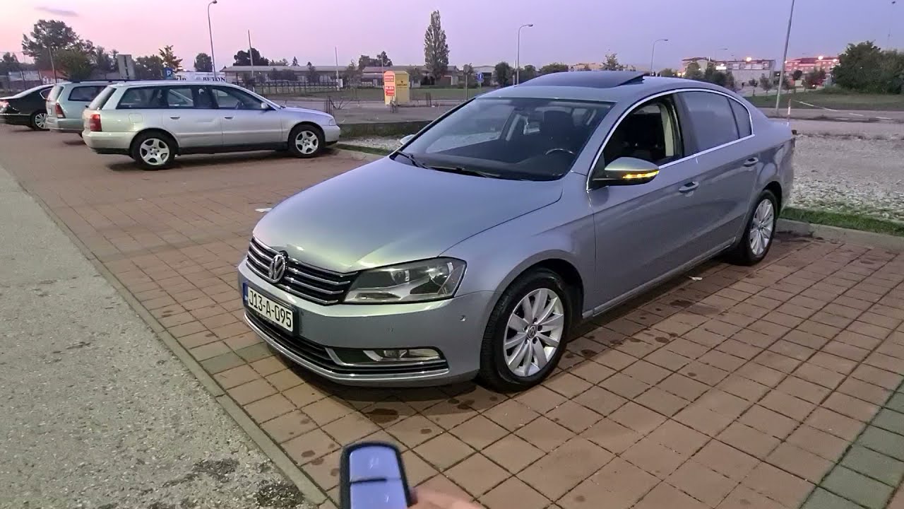 Volkswagen Passat B 7  1.6 TDI Start Up and Sound