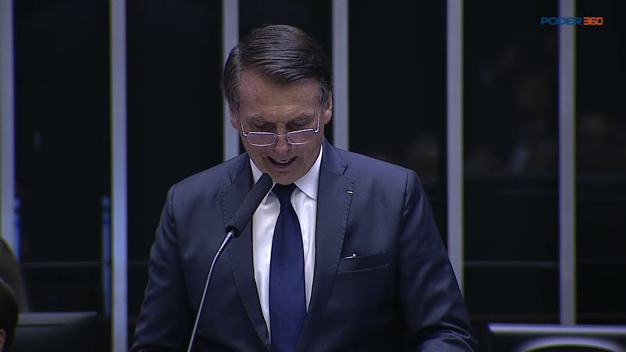 Discurso de Bolsonaro durante posse no Congresso