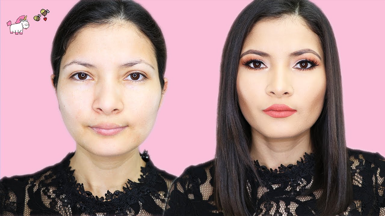 Maquillaje Para Cara Redonda 😉Rostro Delgado En Minutos 🦄 Bessy Dressy