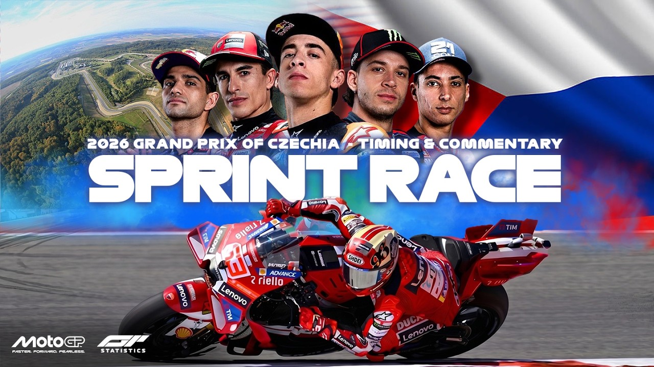 LIVE | MotoGP - 2026 GP OF CZECHIA - BRNO | Sprint Race | Timing & Commentary