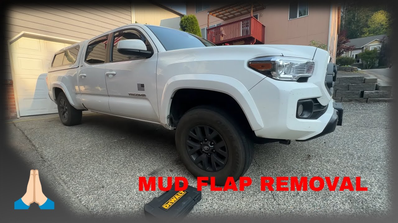 How To Easily Remove Mudflaps On Your Gen 3 Toyota Tacoma - Fast And Simple Tutorial!