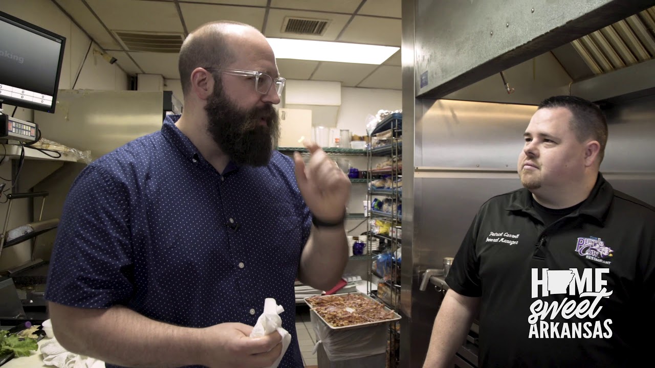 We tour the the Purple Cow & talk burgers, shakes, & cheese dip! YUM!