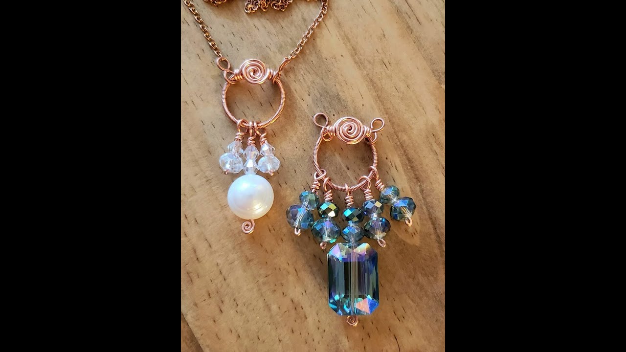 Coiled Round Treasure Trove Necklace Tutorial - Cheryl St.Pierre of Majestic Wire Artworks