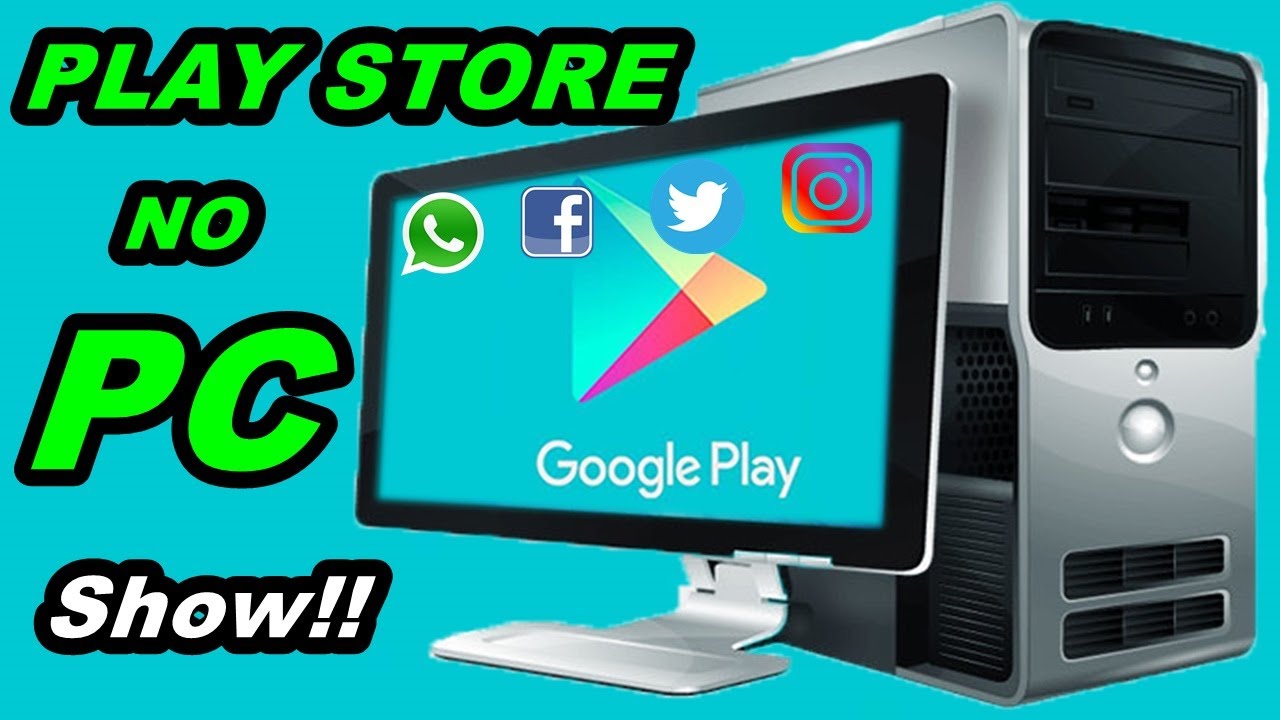 Como Baixar PLAY STORE PARA PC 2021 no Windows 7 ou acima sem erros!