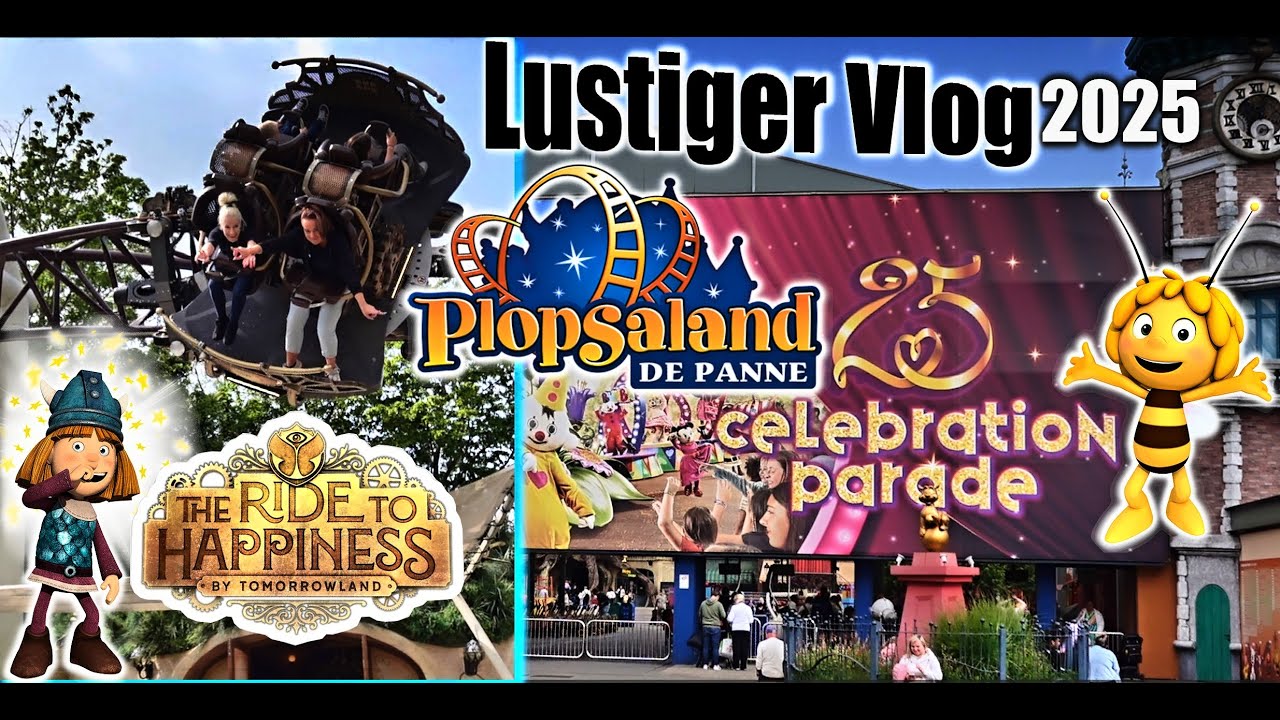 Ein richtig lustiger Tag 😂 im  Plopsaland de Panne 🎢