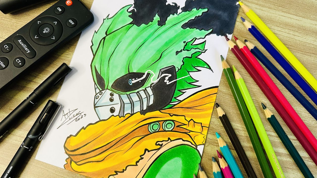 Como Desenhar o Midoriya