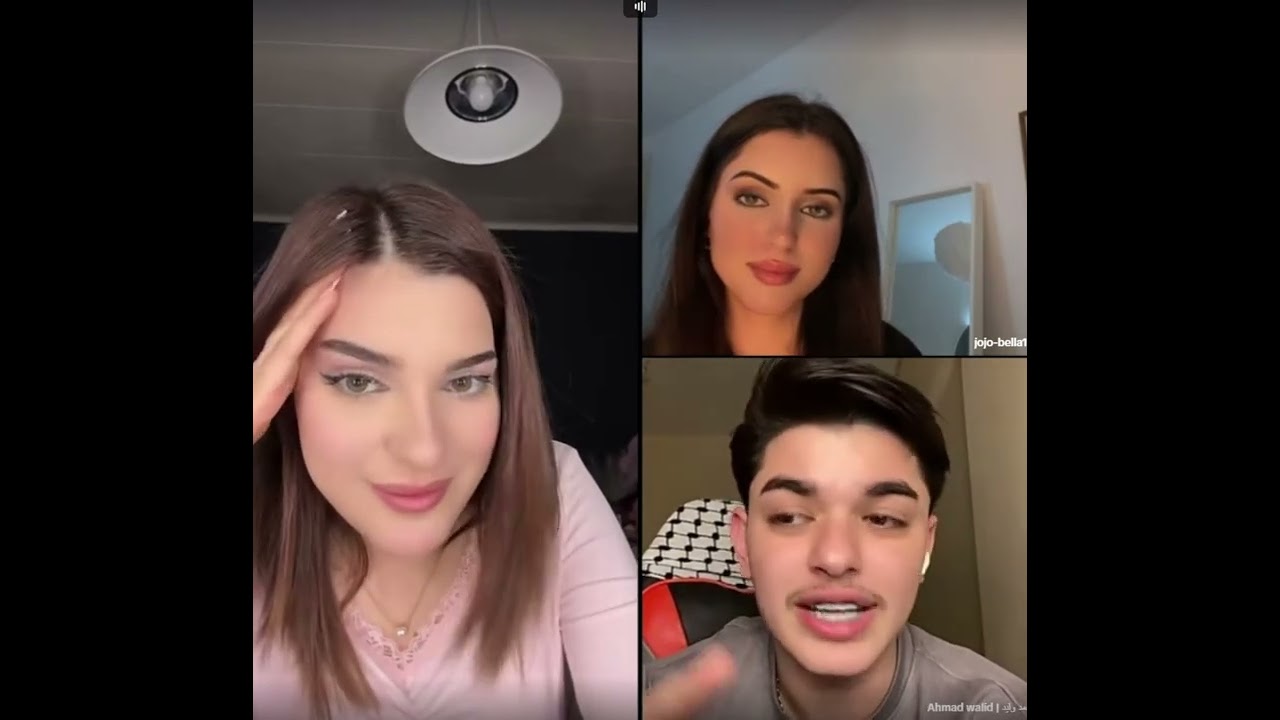 نور الهدى رباعي مع جوجو و احمد وليد يتعرف على بنات جاب ام العيد ونور تخرب بين احمد وبنات