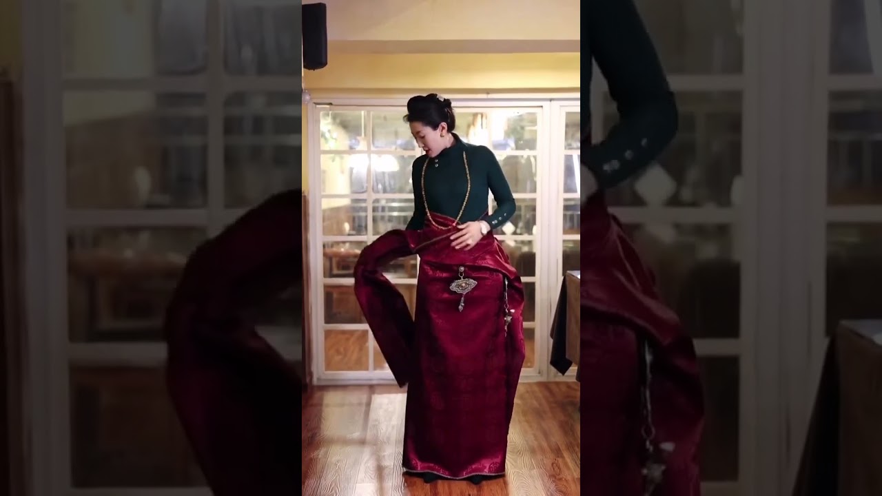How to wear Bhakhu || how to wear chupa || #himalayan #asian #tibetan