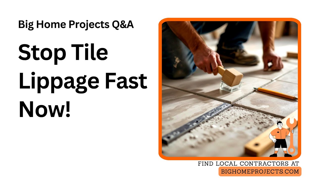 Tile Lippage Fixes Using Tile Leveling Clips
