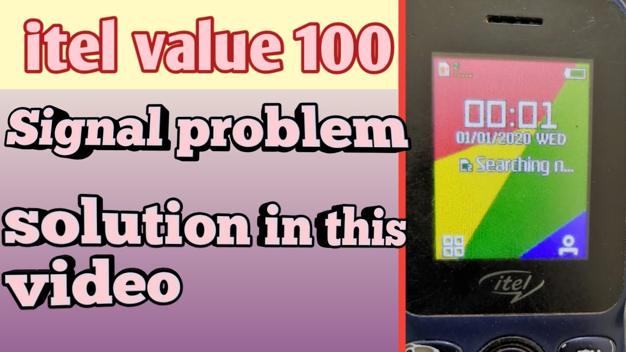 A+ Mobile Repairing Lab / Itel value 100 signel problum / searching network problum