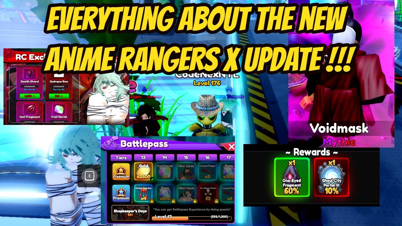 Everything about the new Anime Rangers X Update !!! - New Portals !! OP Units!!!