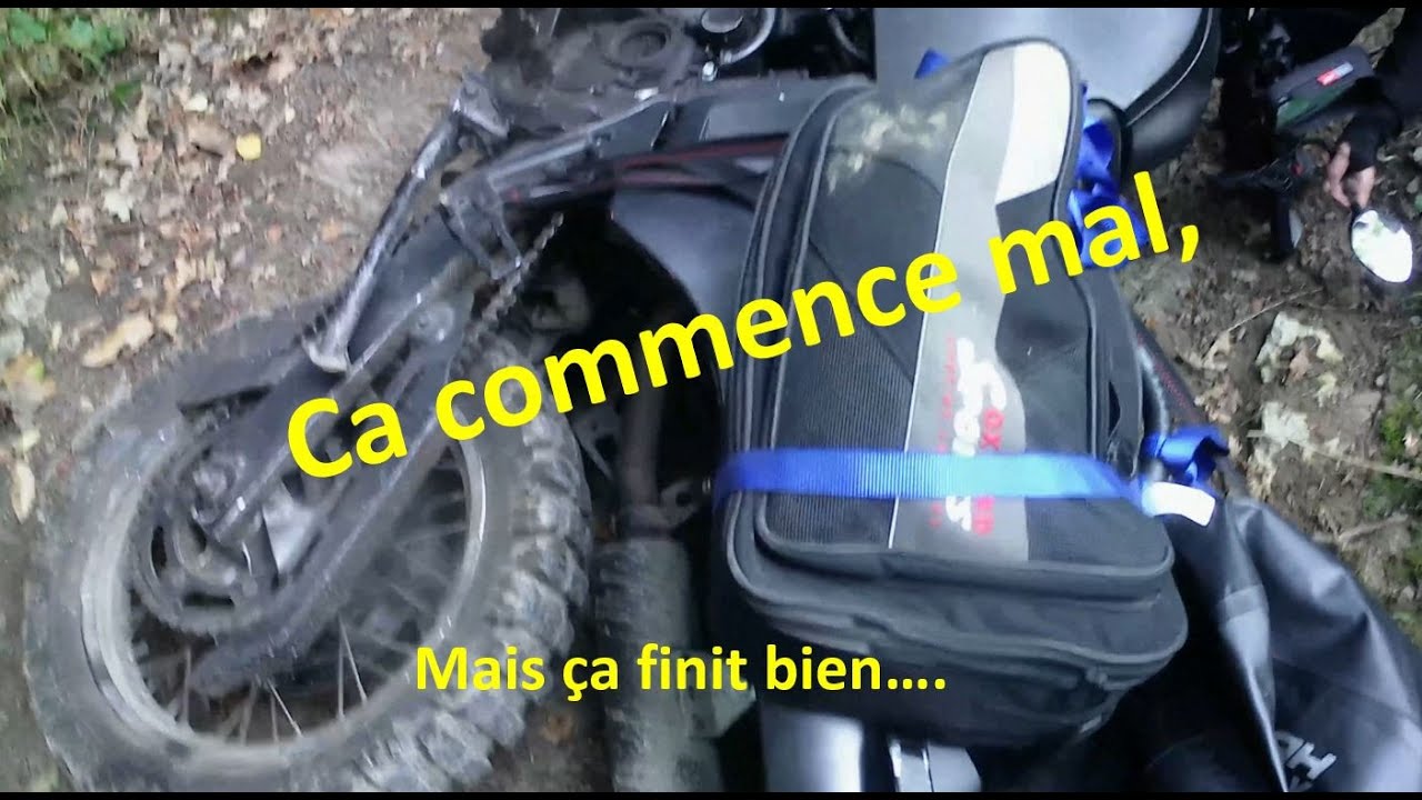 Ma première grosse grimpette en offroad !!! Un vrai passage coquin!!