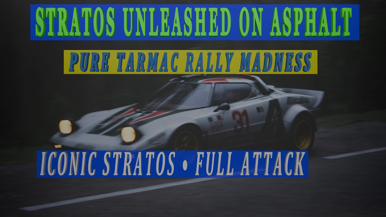 Legend Reborn: Lancia Stratos Flying on Tarmac