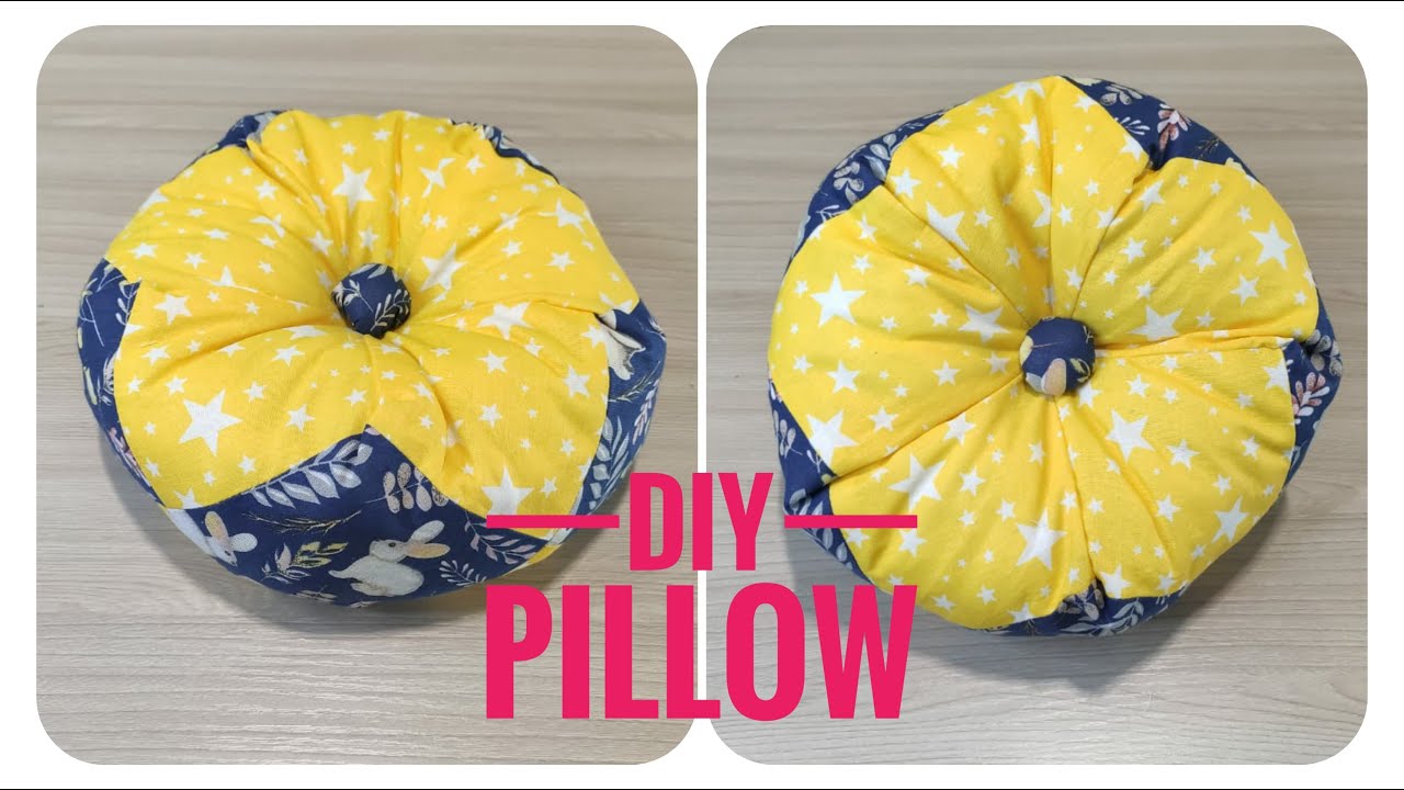 (DIY) Марокканская подушка в форме круга/цветка.