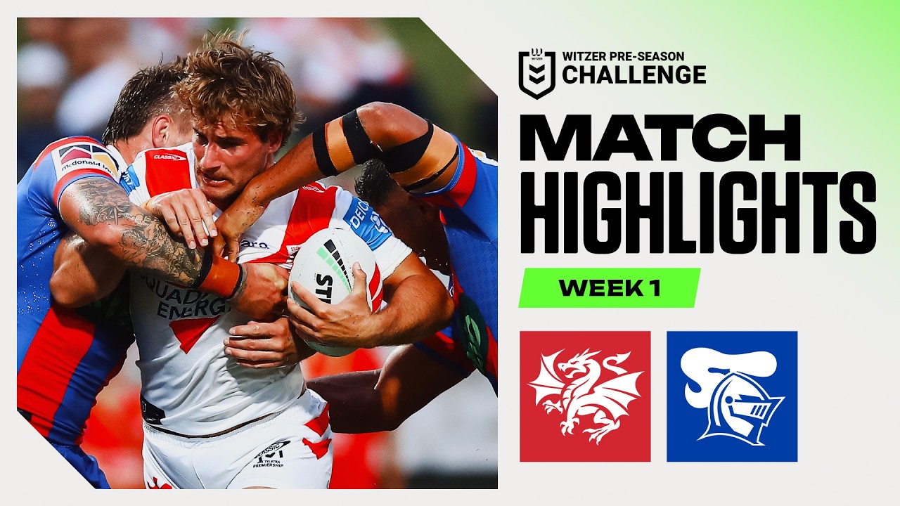 2026 Witzer Pre-season Challenge | Dragons v Knights | Match Highlights | Week 1