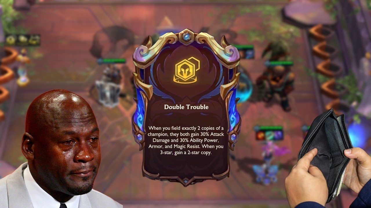 Double Trouble made me Double Broke
