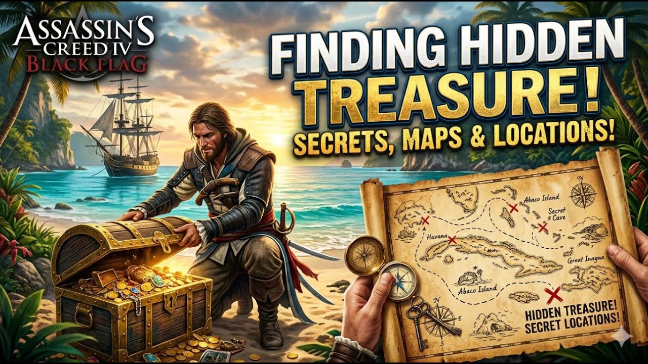 🔴Hidden Gems Live || Secret Locations You Missed in Assassin's Creed IV Black Flag