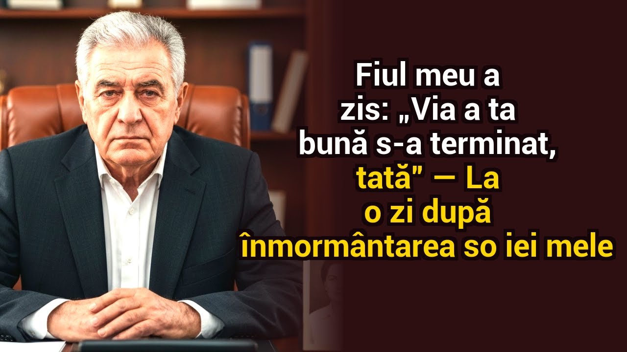 „Viața ta bună s-a terminat, tată”, mi-a spus fiul la o zi după ce mi-am înmormântat soția
