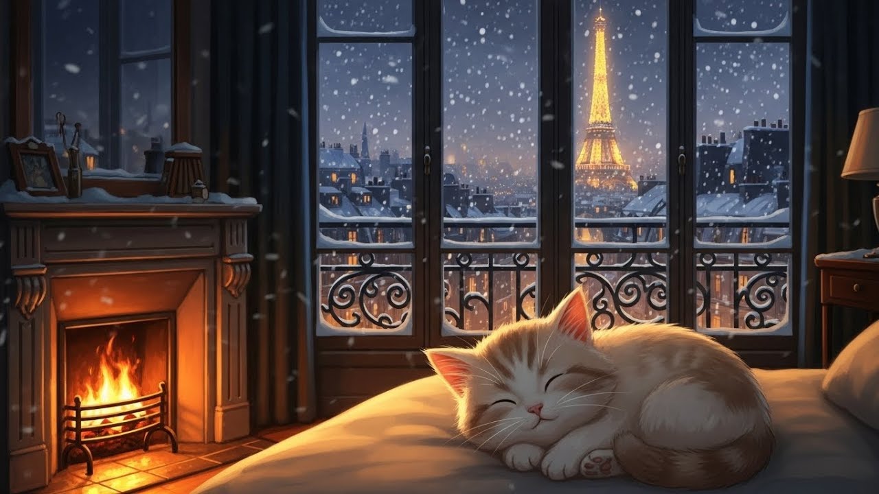 1950's night in a cozy ambience | classic oldies playing in another room, Vol. 5