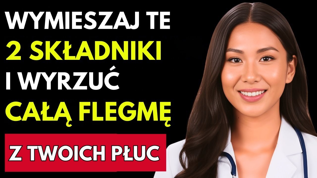 NAJSILNIEJSZY Naturalny WYKRZTUŚNY ŚRODEK! Usuwa FLEGMĘ z Płuc i Gardła SZYBKO