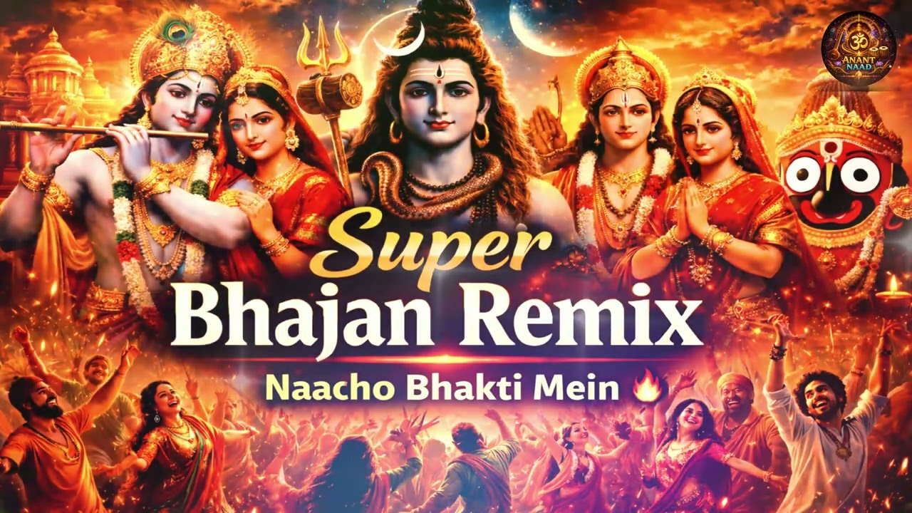 Super Bhajan Remix | Hare Krishna |Om Namah Shivaya | Jai Jagannath Swami | Nonstop Bhakti Dance Mix