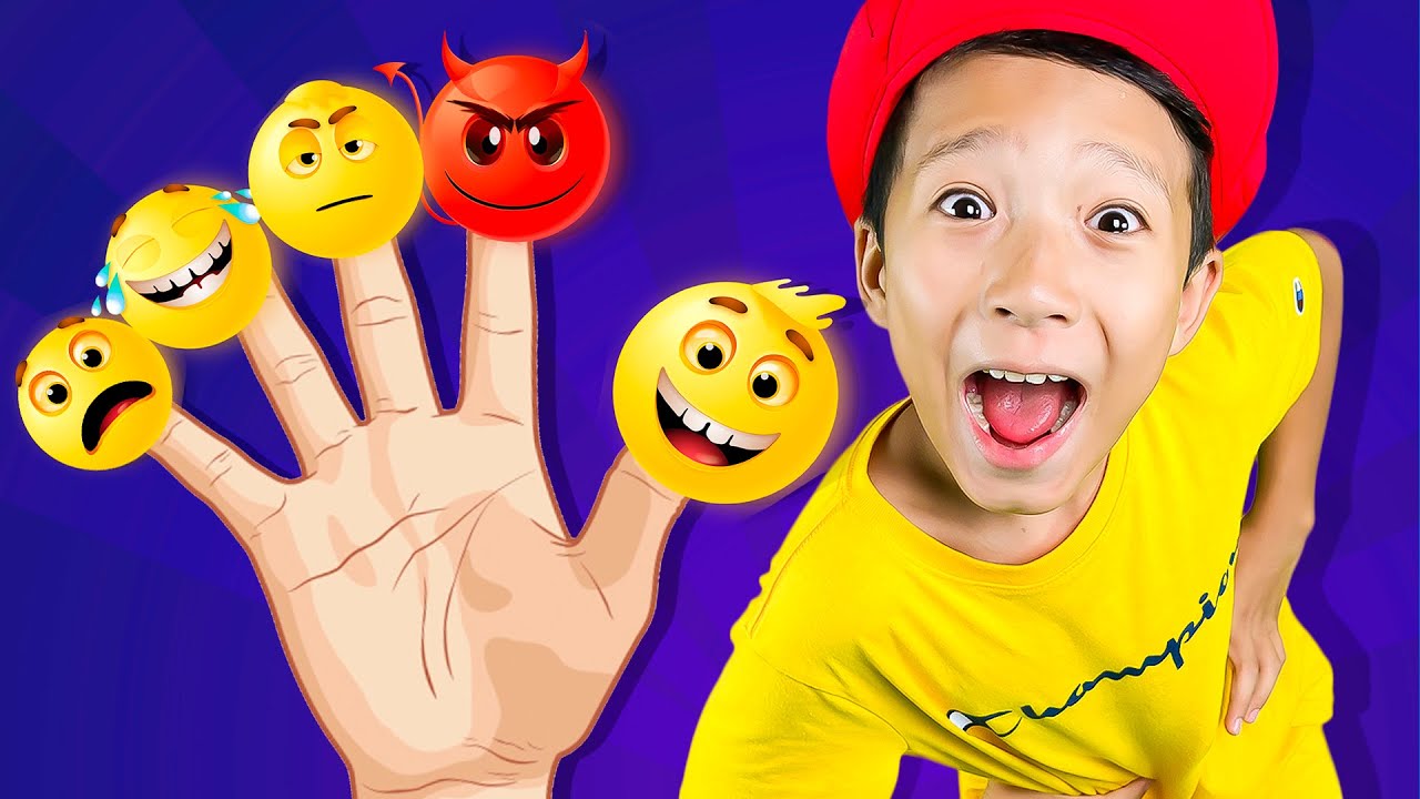 Finger Family Emoji Song | Kids Songs