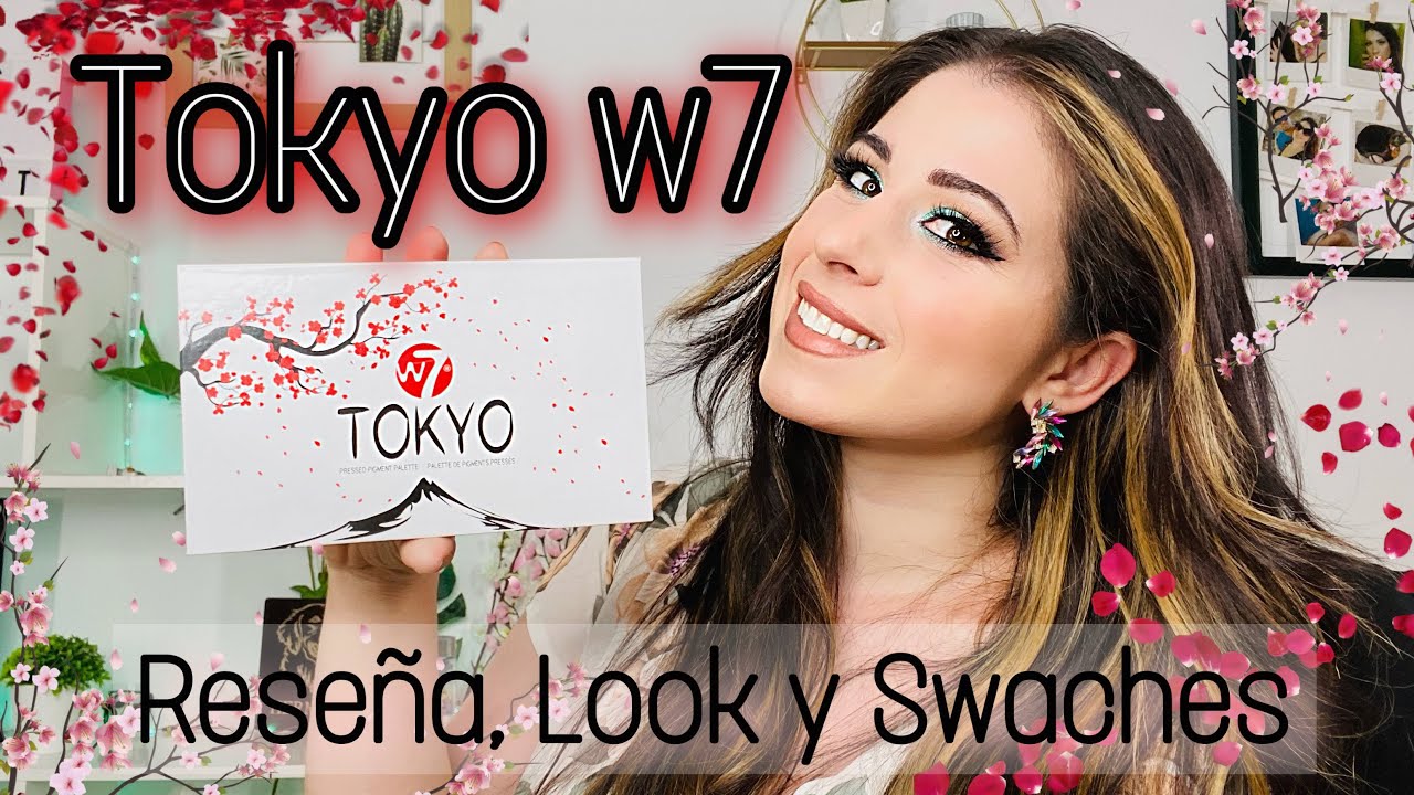 TOKYO W7 Nueva paleta LOWCOST ! Rese&ntilde;a, maquillaje y SWACHES!