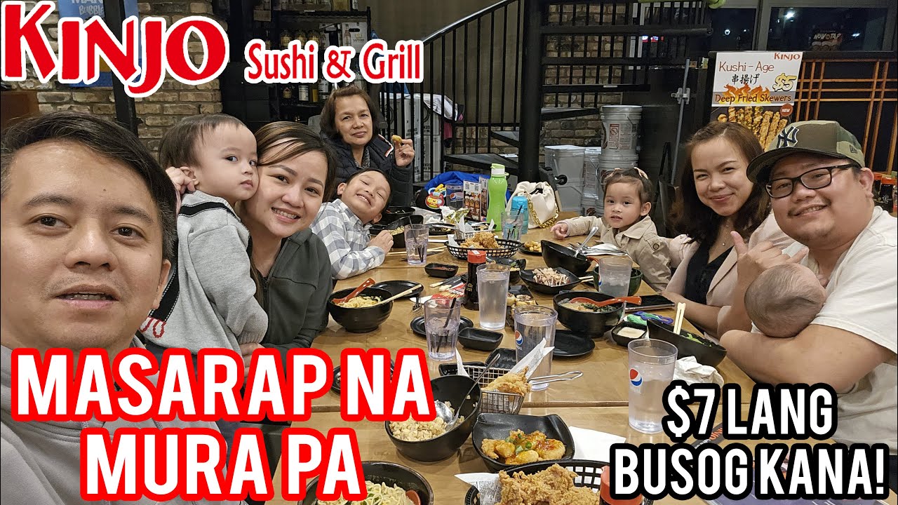 MASARAP NA MURA PA | KINJO SUSHI AND GRILL | BUHAY CANADA VLOG#119