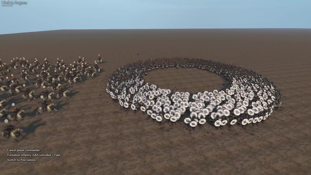 ROUND FORMATION vs CAVALRY - Mount & Blade 2 BANNERLORD