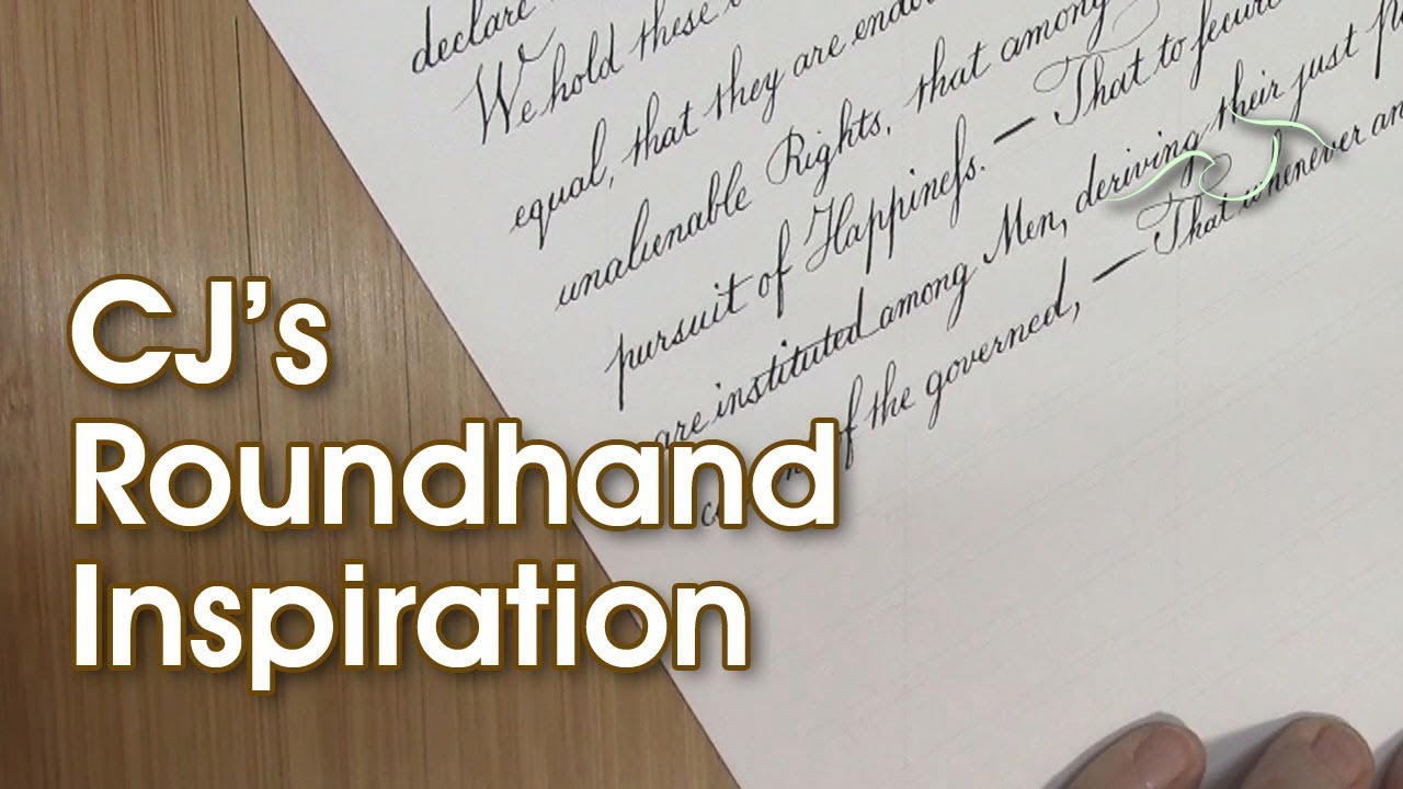 Вдохновение от CJ Roundhand