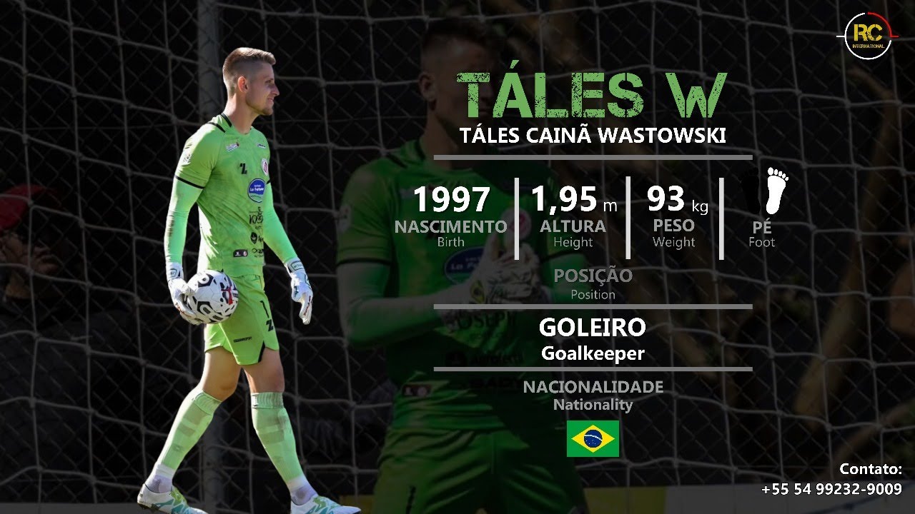 T&aacute;les W - Goleiro (Goalkeeper) - 1997 (2023)