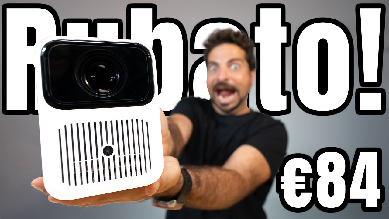 A &euro;84 Questo &egrave; il Miglior Mini proiettore con Fuoco, Trapezio e Zoom Automatici!