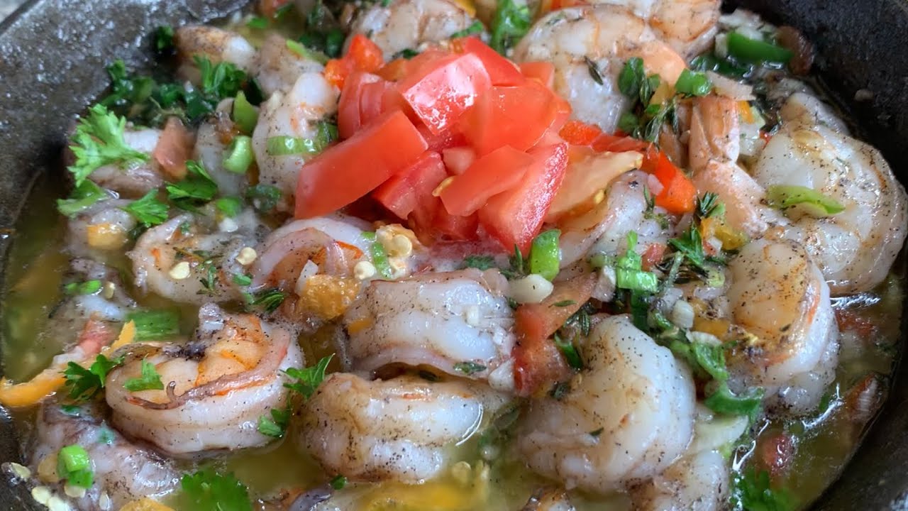 FIRE ROASTED JERK SHRIMP| THE BEST SHRIMP I EVER HAD
