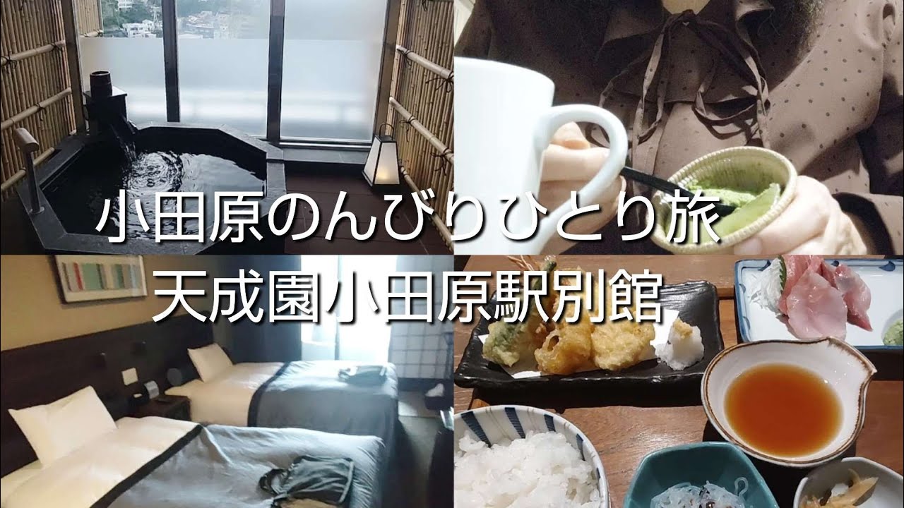 ひとりの時間を満喫する小田原ひとり旅一泊二日天成園小田原駅別館ミナカ小田原